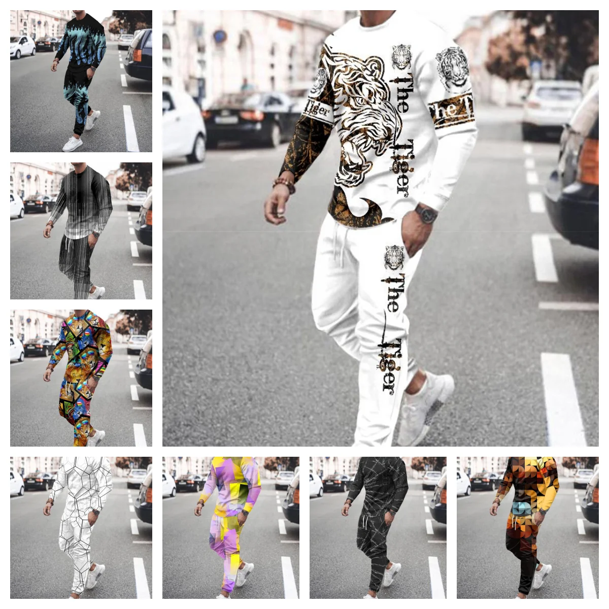 

25-26 Hot-selling Luxury Spring and Autumn Men's Fashion Adult Long-sleeved Suit Daily Leisure Sports Cool Handsome Trend Loose