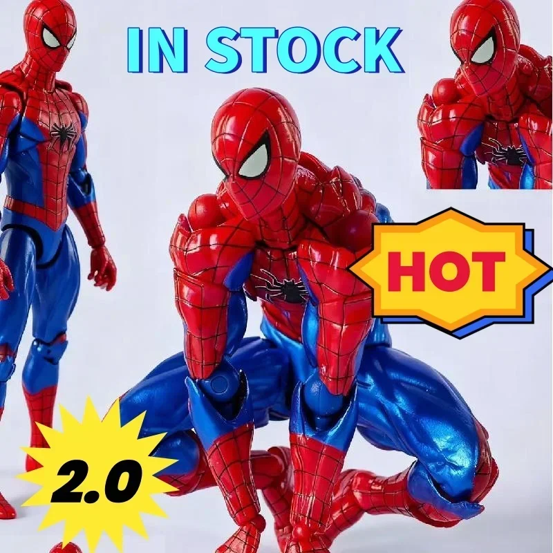 

2026 Hot Item CT Toys Spiderman Figure Amazing Yamaguchi Spider-Man 2.0 Agent Venom Mafex Anime Action Figure Toys Gifts