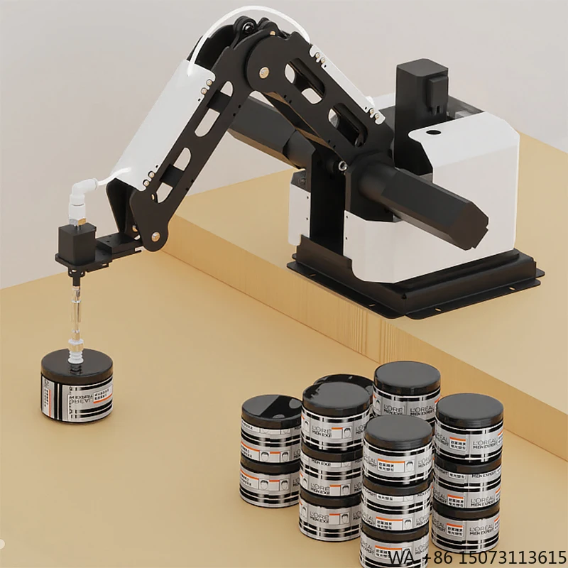 3KG Industrial Robotic Arm for Palletizing, Loading, Unloading, 4-Axis Small Desktop Automation Robot
