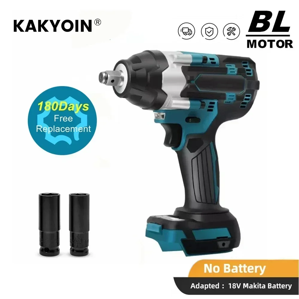 1000N.M Brushless Electric Impact Wrench 1/2