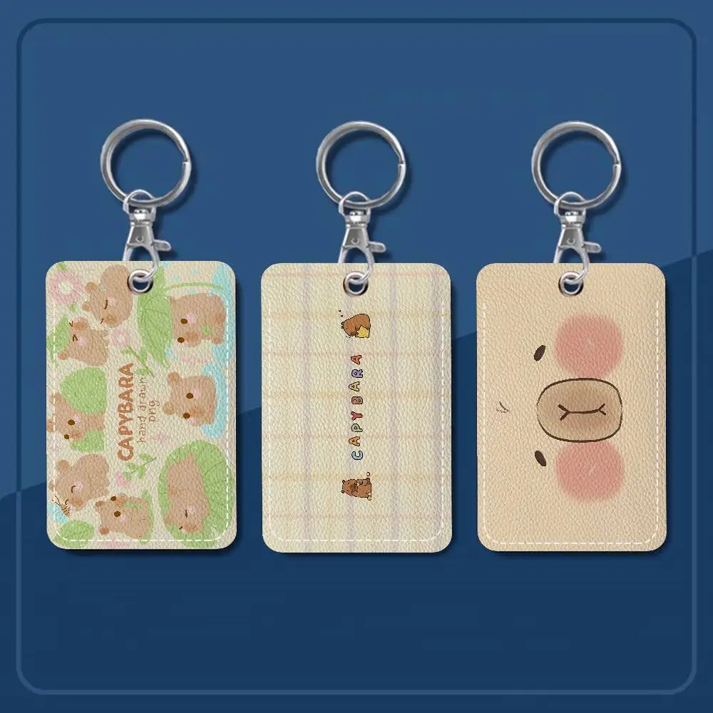 

Мультяшная капибара, милый мультяшный интегрированный лифт, карта контроля доступа, брелок, защитный чехол, подарочный брелок