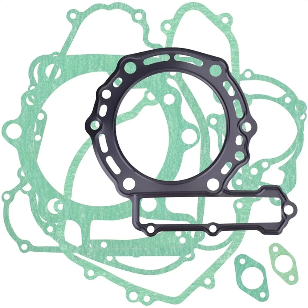 

Головка цилиндра для двигателя мотоцикла 650cc, полный капитальный ремонт, прокладка, коврик, Средний ремонтный коврик, набор для Kawasaki KLR650 KLR 650