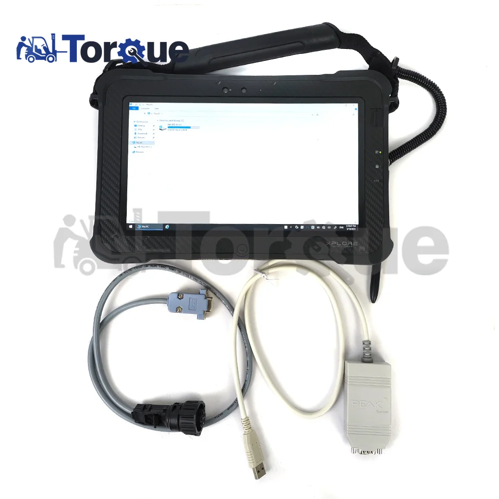 Xplore Tablet + PEAK System for Linde VNA Series for Crown Still Forklift Truck CAN Parts & Service RCAN-USB Resource Tool