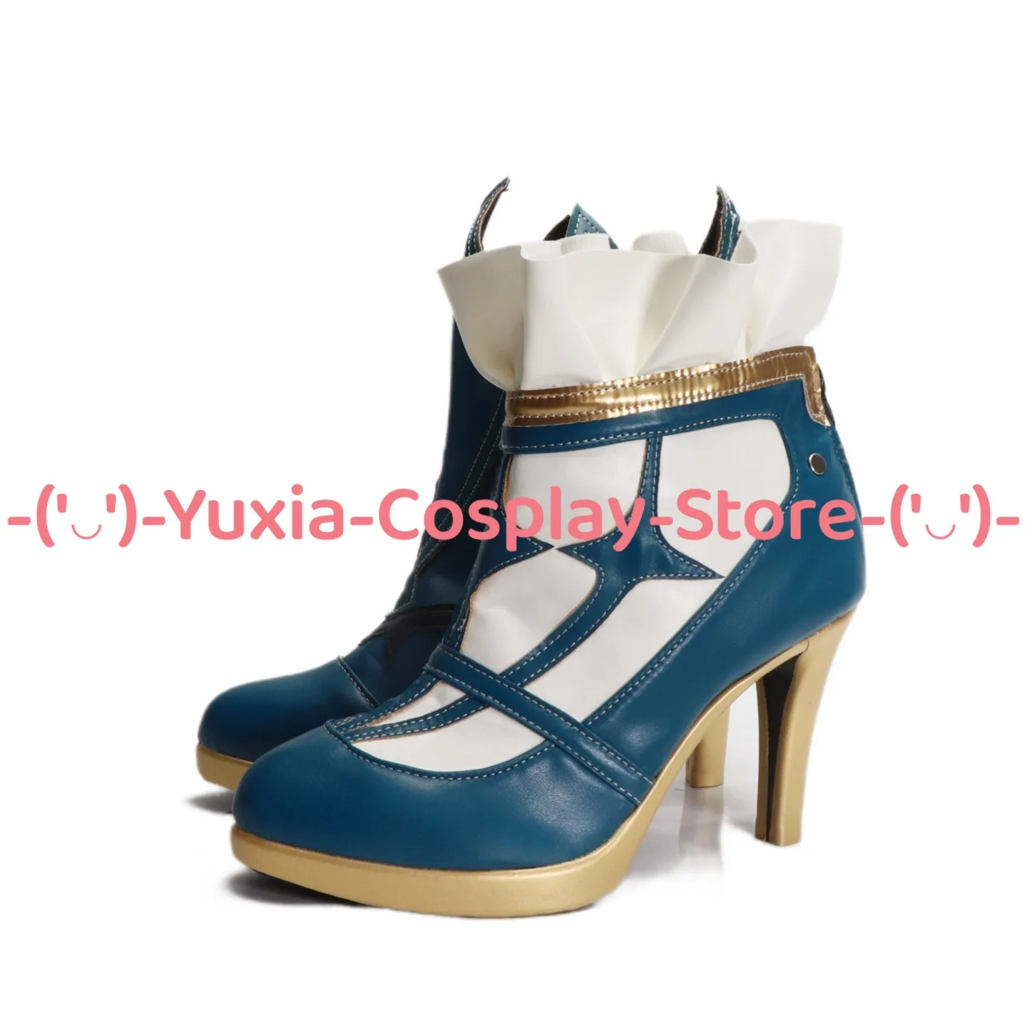 Yuxiacosplay! Honkai: Star Rail Cerydra Buty do Cosplayu Replika Postaci z Gry Skórzane Botki PU na Halloween Karnawał Imprezę Kostium
