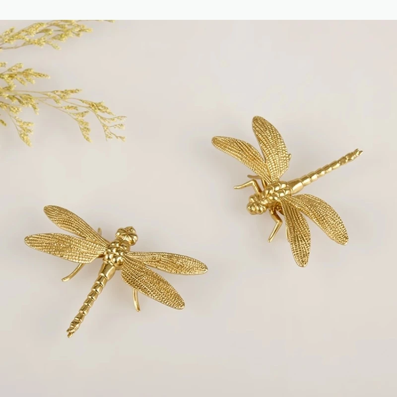 النحاس مقبض خزانة خزانة تسحب الزخرفية الحيوان درج مقبض خزائن الباب الأجهزة الملحقات