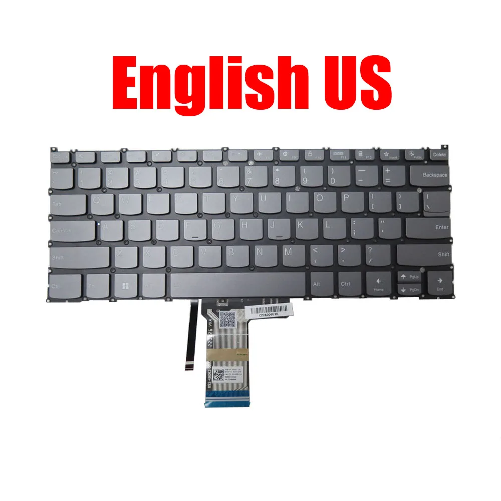 Laptop Keyboard For Lenovo Yoga 7 2-in-1 14IML9 Yoga 7 2-in-1 14AHP9 English US Swiss SW With Backlit New