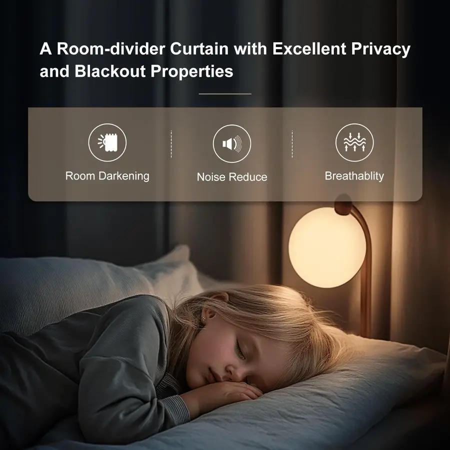 

Divider Curtains amp Flexible Bendable Tracks Set,Privacy Dividers Ceiling Track Curtain Window Blackout Curtains for Living Roo