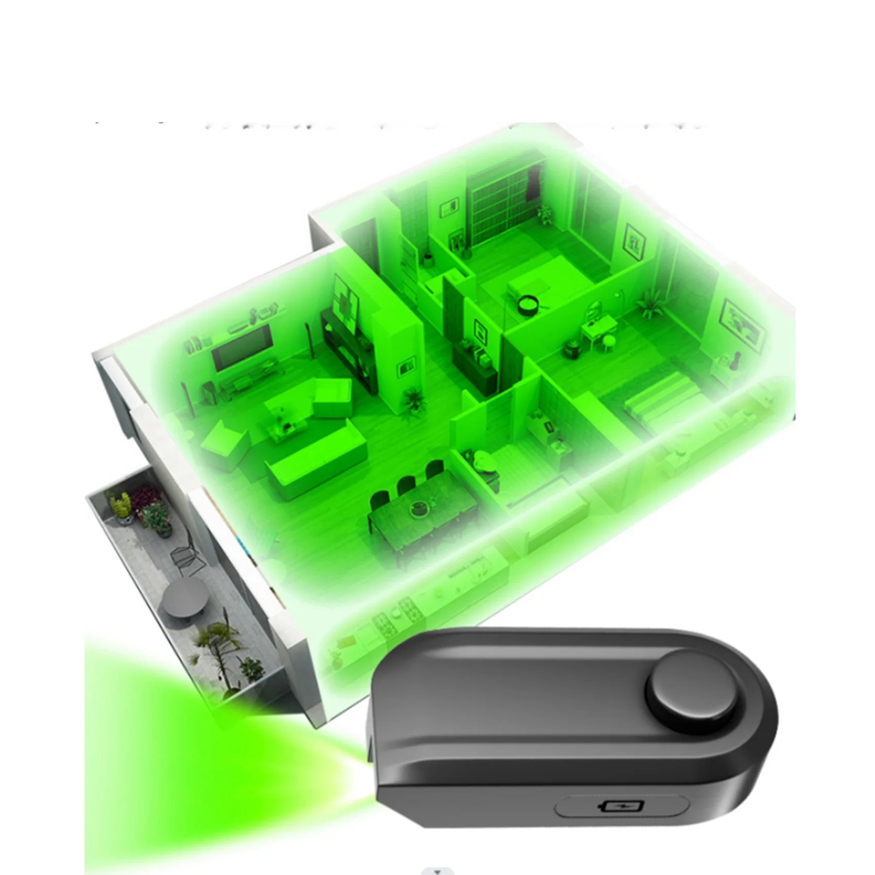 ASWUT-4X Vacuum Cleaner Dust Display LED Lamp,Reveal Microscopic Dust & Illuminate Invisible Pet Hair Cat Dog Fur,USB Charging