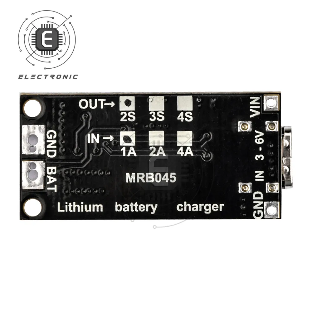 2S 3S 4S Type-C ถึง8.4V 12.6V 16.8V Boost Polymer Li-Ion Charger 7.4V 11.1V 14.8V 18650แบตเตอรี่ลิเธียมแบตเตอรี่ชาร์จโมดูล