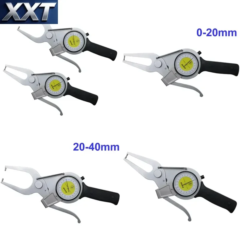 XXT Shahe 0-20/20-40 mm Outside Snap Gauge Outside 0.01mm Dial Caliper for Diameter Measuring Tools