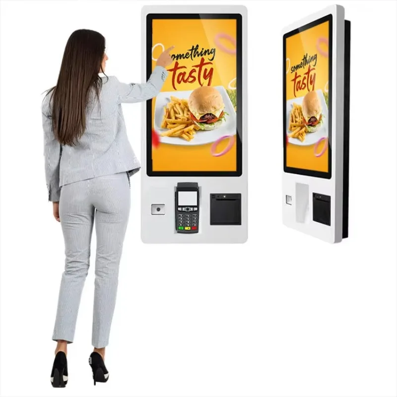 21.5 Inch Smart Retail Self Service Kiosk With Touch Screen Payment System for Shopping Mall