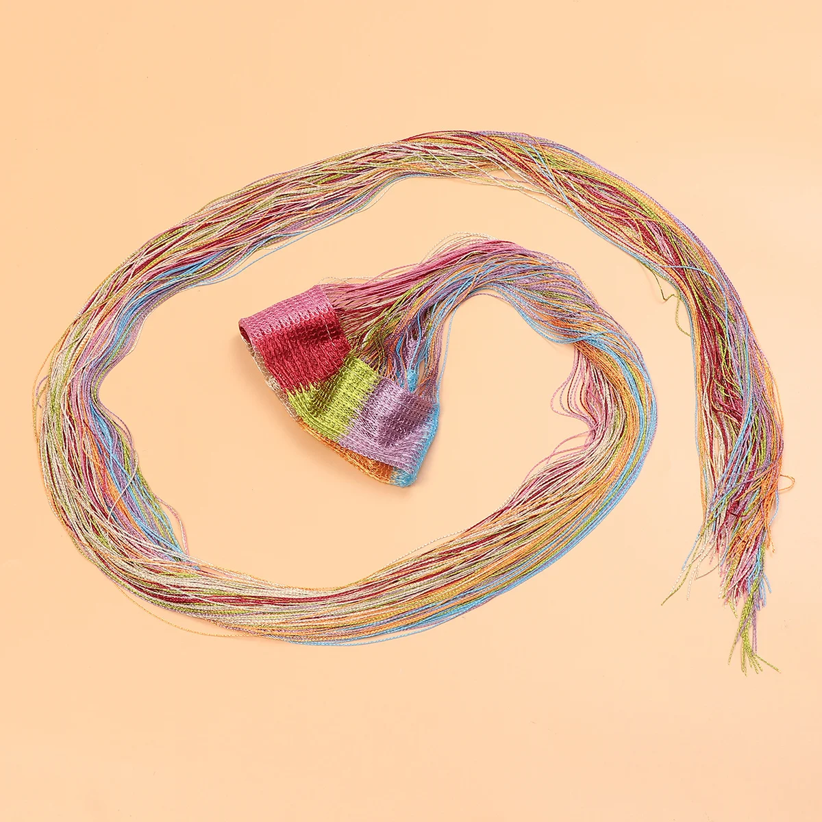 ستارة سلسلة جميلة باب ملون بوليستر يدوم طويلاً ستارة زفاف ملونة #4