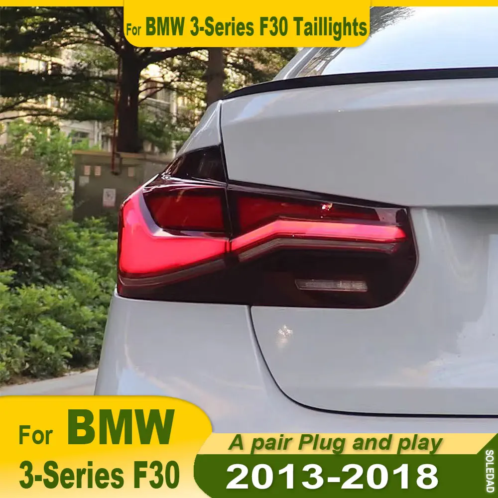 

Pair Car Lights for BMW F30 LED Tail Light 2013-2019 F35 F80 3D Rear Lamp 318i 320i 325i 330i 335i DRL Signal Auto Accessories