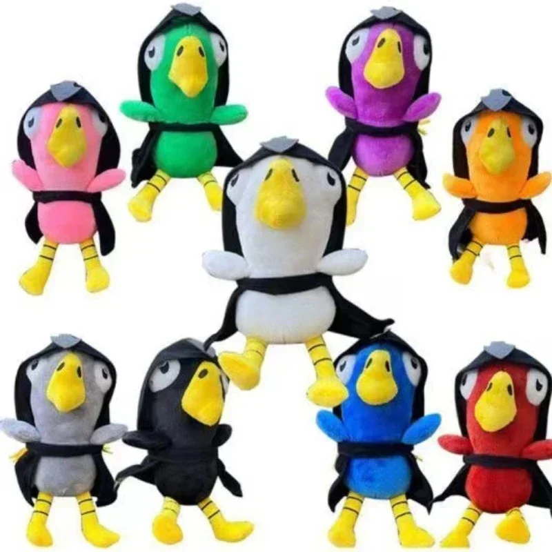 Goose Goose Duck Peluche Morbido Kawaii Cartoon White Goose Peluche Anime Gioco Bambole di pezza Bambini Peluches Regalo di compleanno 25 cm