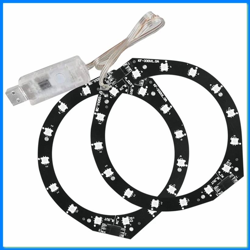 For LED Light Strip RGB 8 Colors 400 Effects Light Pickup Light Bar Strip Decorative Accessories for 5-ABFB