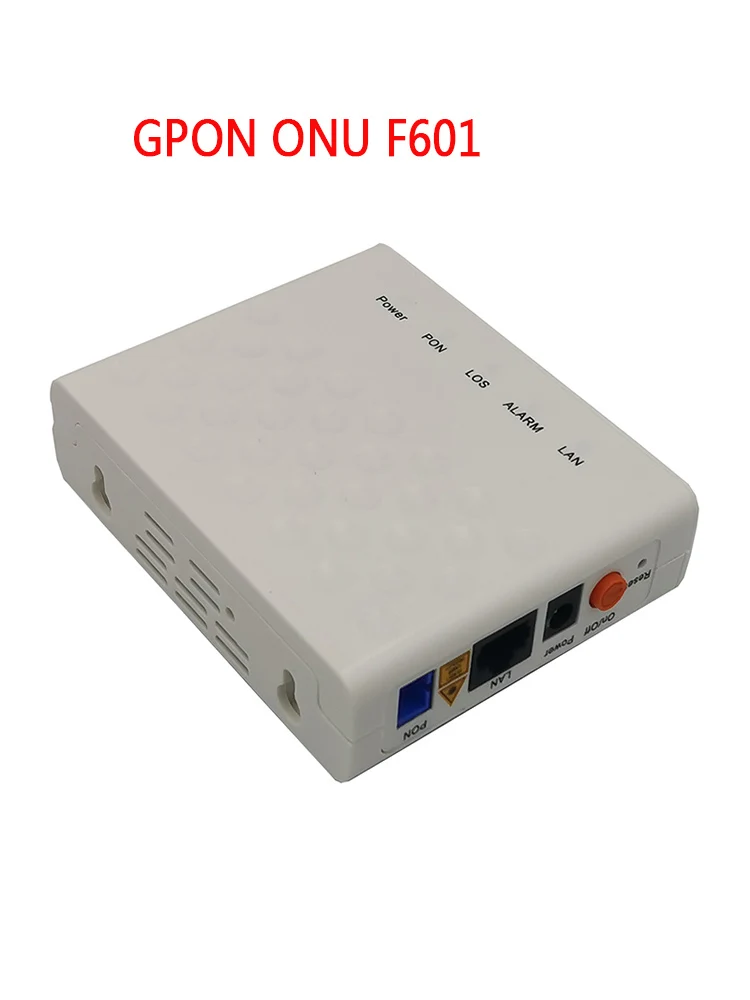 同じ機能を備えた光学ターミナル、f601 gpon ont、1geポート、100% オリジナル、新品