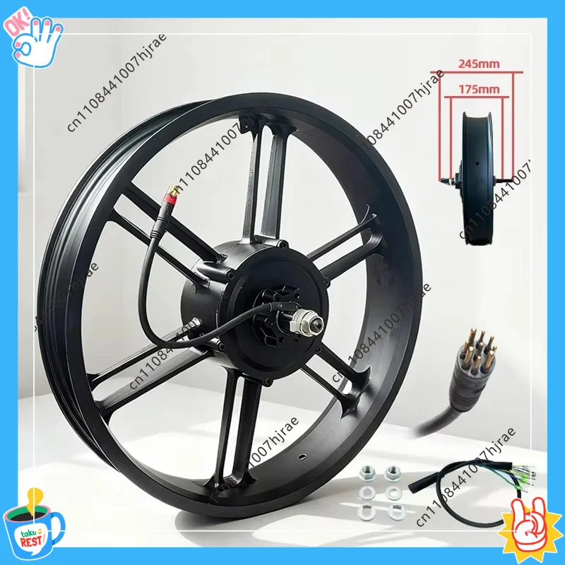 Großhandel 20 * 4.0 Breitreifen-Nabenmotor, 170MM 190MM V8 V20 Motor 350W 500W 750W-1000W Motor
