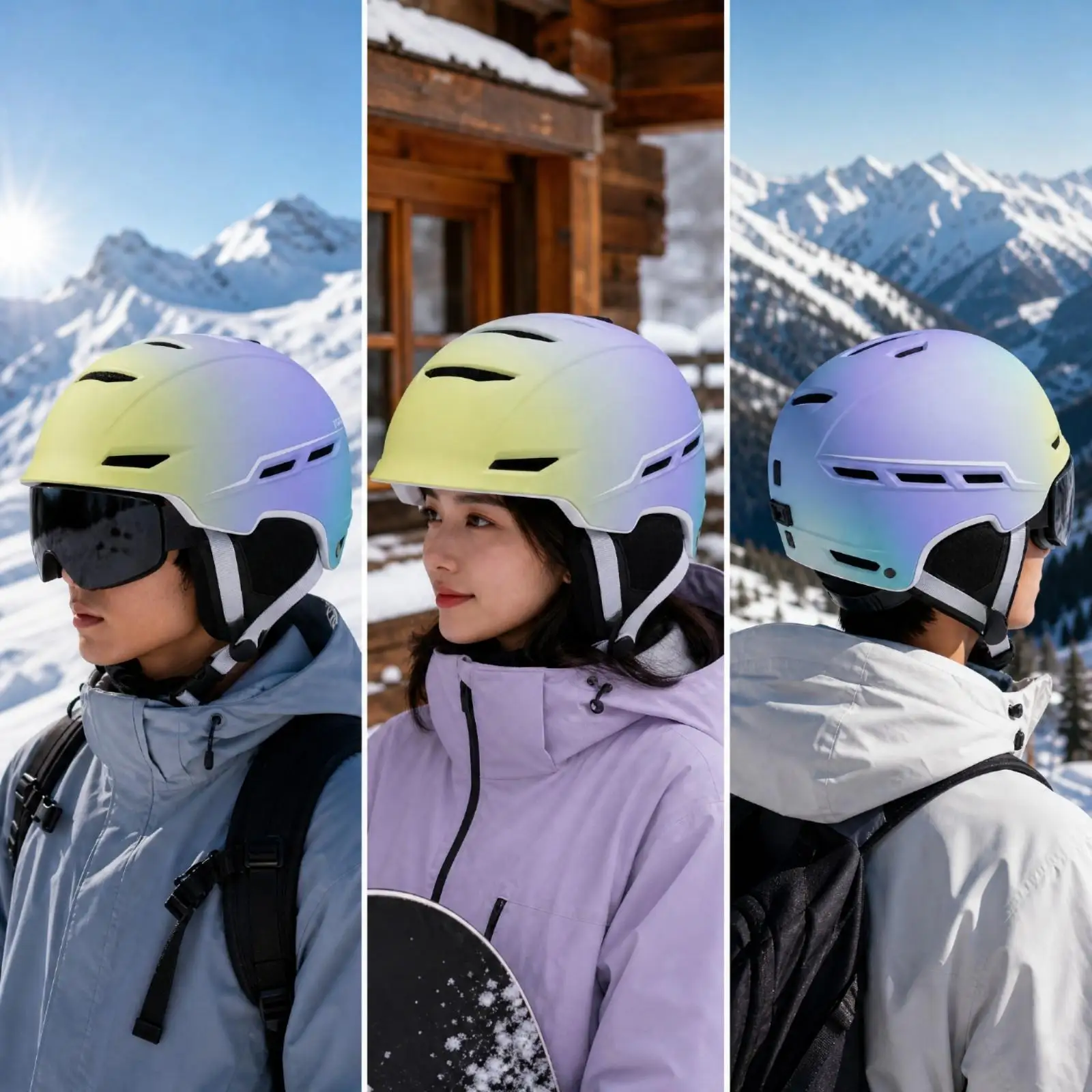 casco-para-deportes-de-nieve-con-visera-integrada-ideal-para-esqui-y-snowboard-carcasa-de-pc-con-degradado-de-color-lavanda-y-proteccion-eps-para-el-invierno