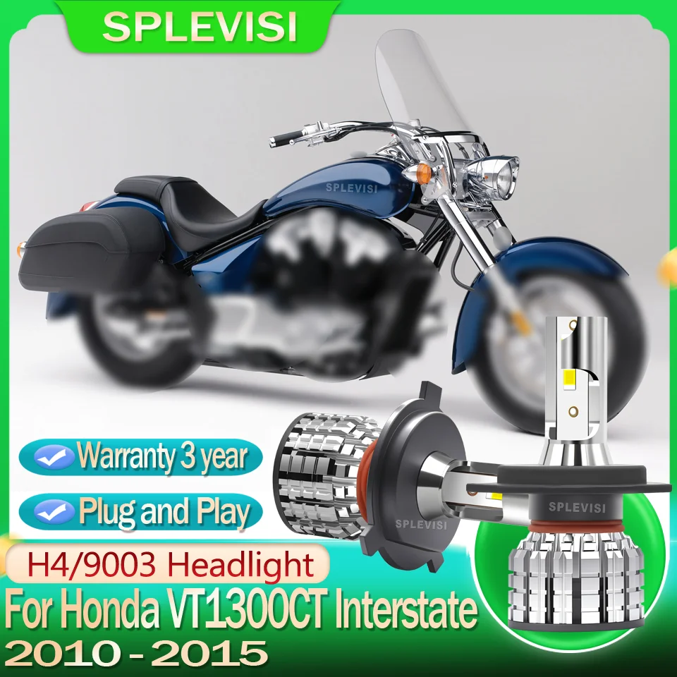 

High-Performance Instant Start No Delay LED H4 motorcycle Headlight For Honda VT1300CT Interstate 2010 2011 2012 2013 2014 2015