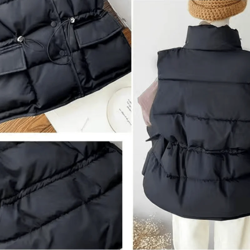 Fashion Baby Girl Boy Thick Vest Coat Sleeveless Spring Autumn Winter Cotton Padded Waistcoat Jacket Warm Child Clothes 2-14Y