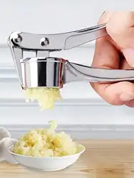 1pc, Garlic Press Washable Garlic Crusher Ginger Juicer Garlic Masher, Garlic Minver, Kitchen Supplies, Kitchen Gadgets