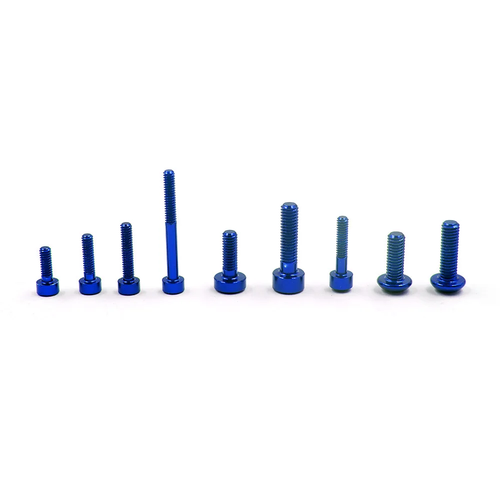 YEAH RACING ALUMINIUM SCREWS SET FOR FUTABA 10PX#YA-0734PP