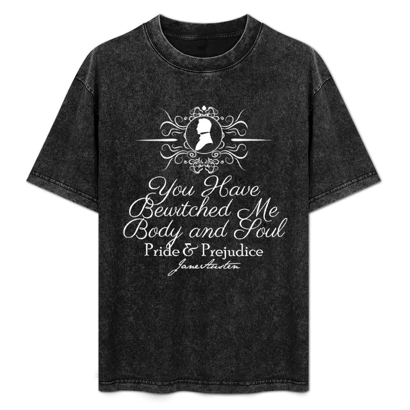 

Jane Austen Vintage Book Club Mr. Darcy Fans Literary Quotes Gifts T-Shirt Novelty Graphic Tee Shirt