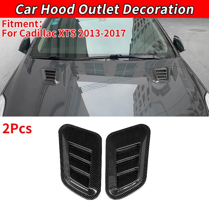 For Cadillac XTS 2013-2017 Hot Sale Car Air Flow Intake Decorative Scoop Hood Scoop Covers Bonnet Vent Auto Styling Accessories