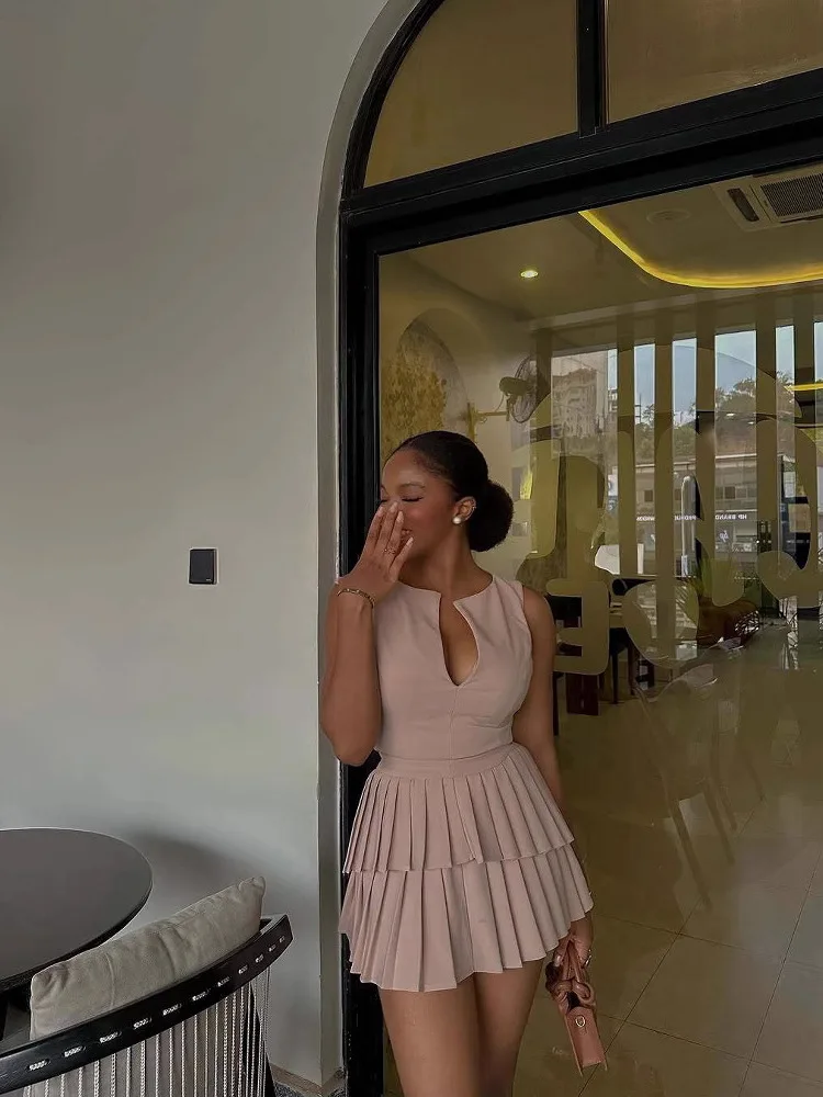 Ele Deep V Ne Sexy ort Skirt Dr Women's Summer New Arrival Svel High Waist Gown for Wedding Date Performance