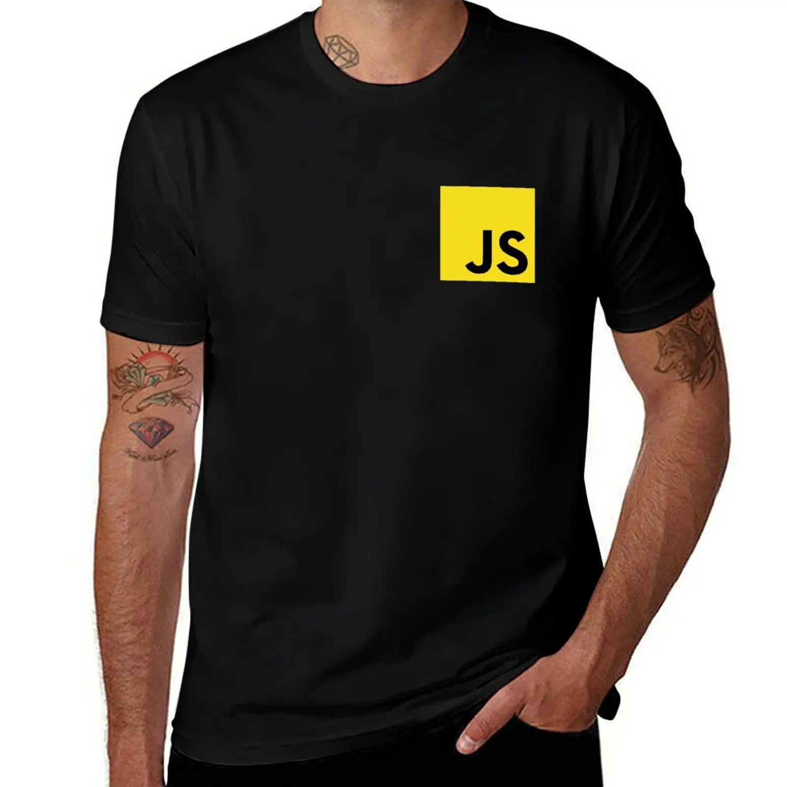 JavaScript T-Shirt Anti-Perspiration Workout Top T-Shirt