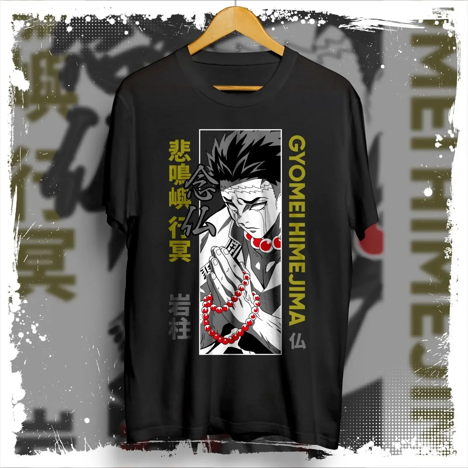 Gyomei Himejima  hashira anime graphic tees Demon Slayer tshirt  shirt Unisex clothing