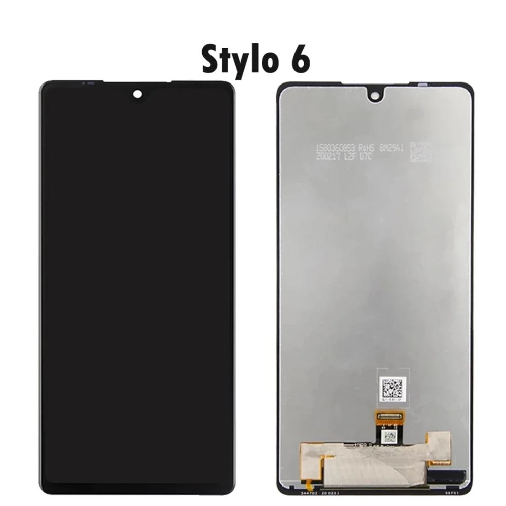 6.8 inchesTested LCD For LG K71 Display With Frame Touch Panel Screen Digitizer For LG Stylo 6 K71 Q730 LMQ730HA LM-Q730HA LCD