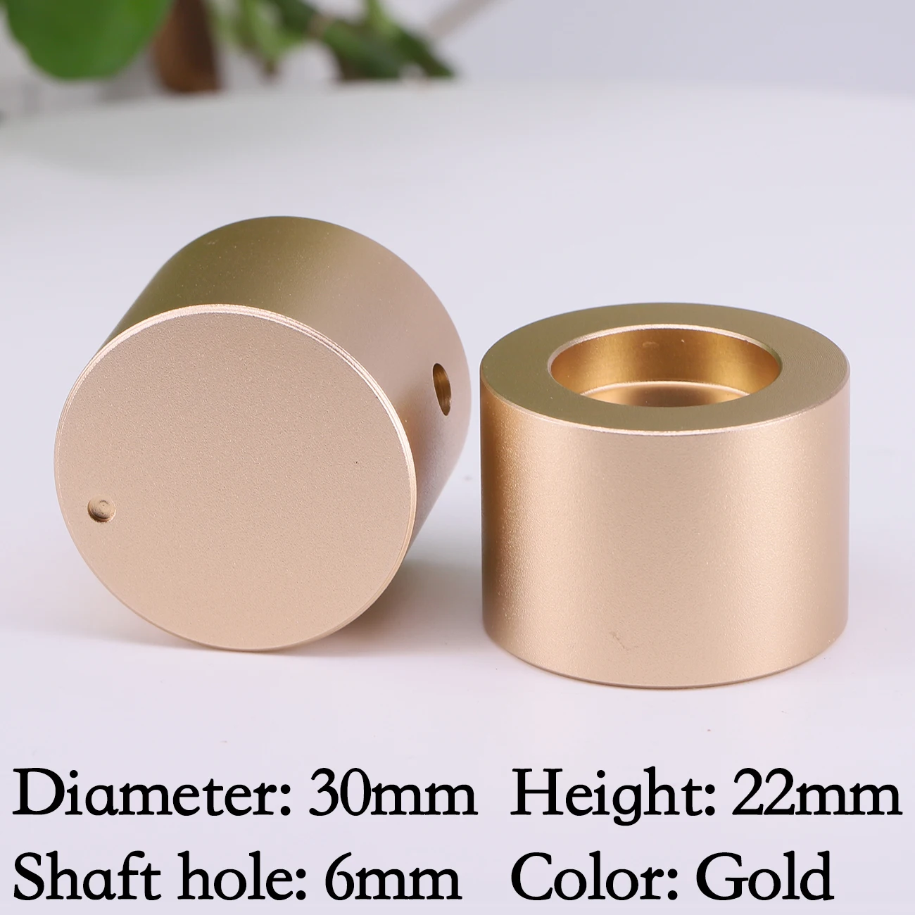 1PC 30mm 38mm 44mm High-quality Solid Aluminum Volume Potentiometer knob Button HIFI Car Audio AMP Speaker Volume Control  Knob - Image 3