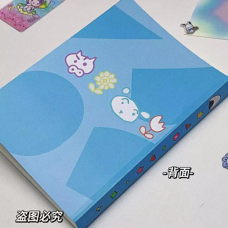 Kawaii Crayon Shin-Chans Blank Notebook Graffiti Notebook Drawing Notebook Student Hand Account Diary Stationery Gift For Girls