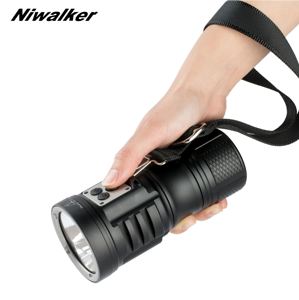 Niwalker M19 12000LM 500M XPH70.2 XPH35 HI Hot Sale Flashlight Led Light Rechargeable Portable Security Searching Torch Light - Image 3