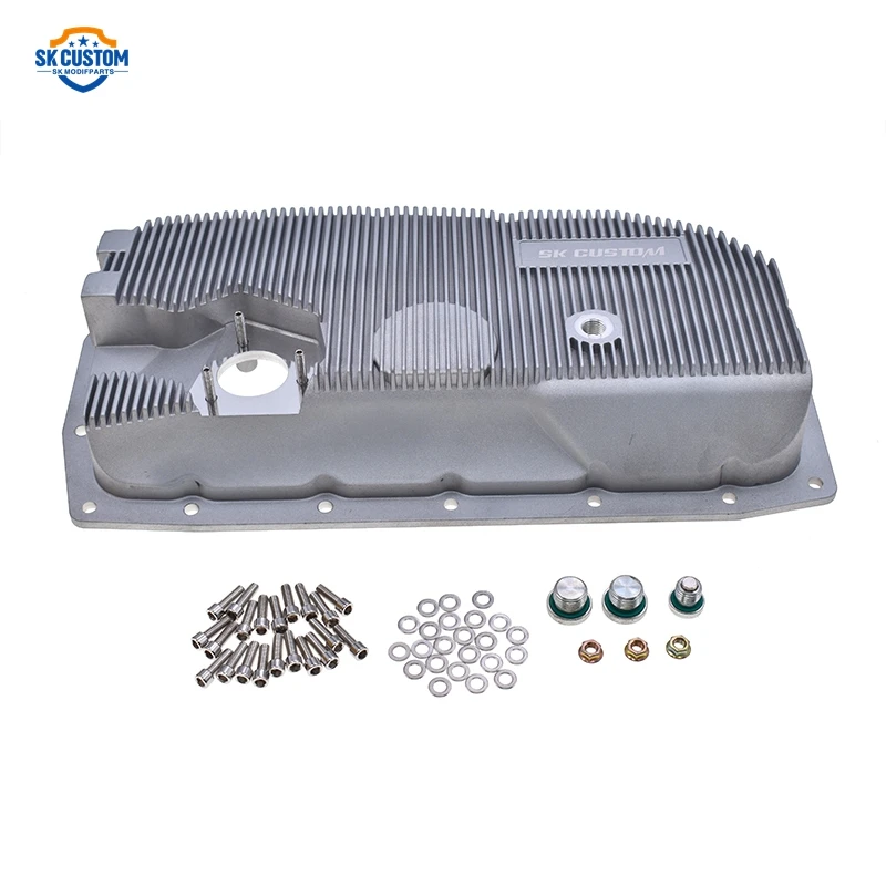 SK CUSTOM Aluminum 4th Gen Ea839 Engine Oil Sump Pan For Audi S4 S5 A6 A7 Car Engine