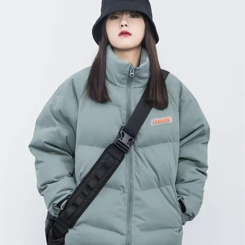 2024 New Short Stand-up Collar Cotton-padded Jacket Female Version Of Cotton-padded Jacket Bread Coat Winter Padded Student Coat