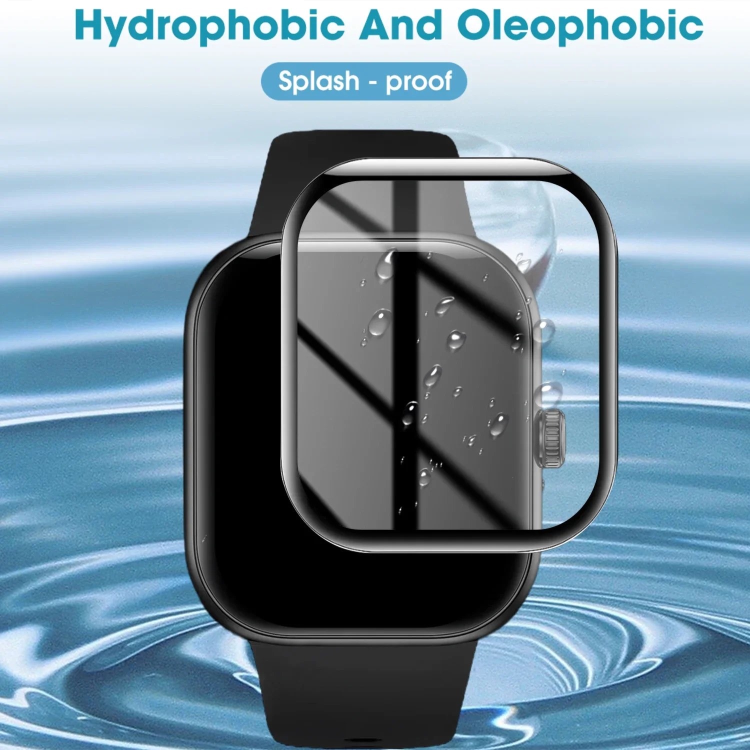 HD Clear Soft Screen Protectors Film voor Redmi Watch Move Smartwatch Volledig gebogen beschermfolie Cover Krasbestendig