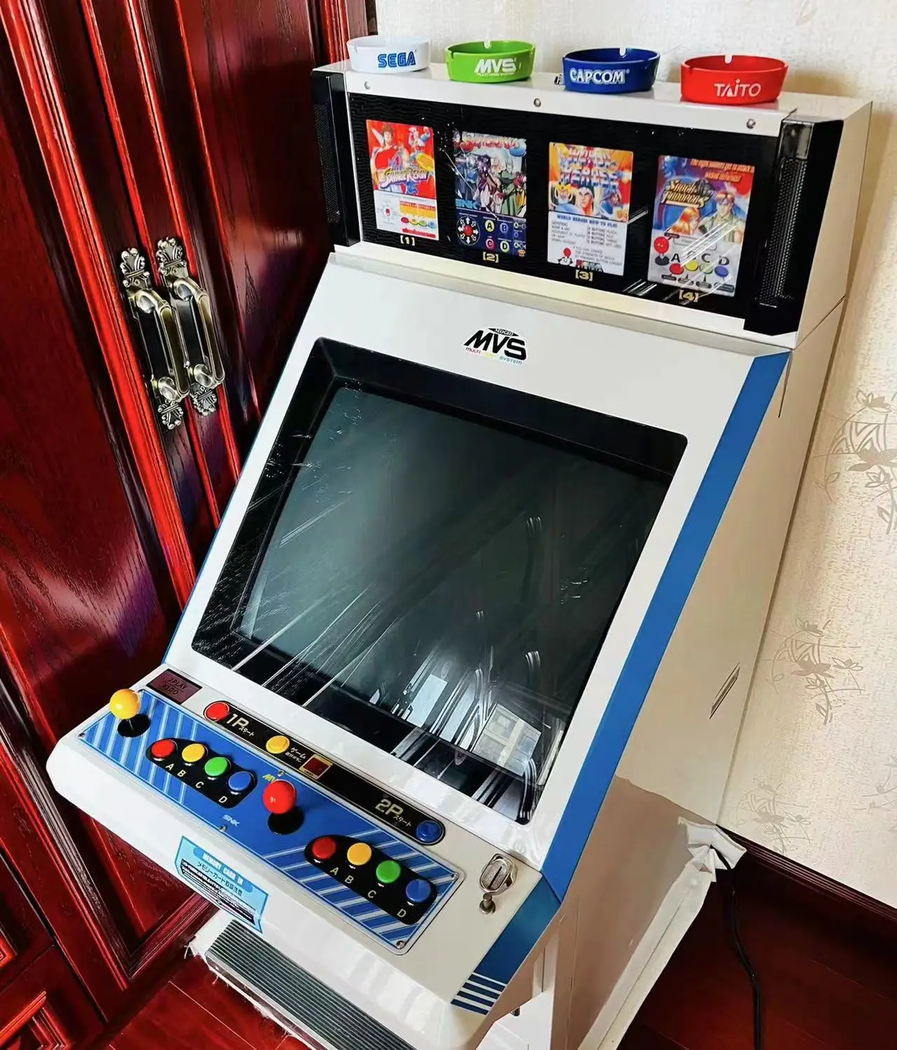 gaming cigarette holder Arcade Themed Ashtray for Decoration Vintage Gaming Style Cigarette Holder