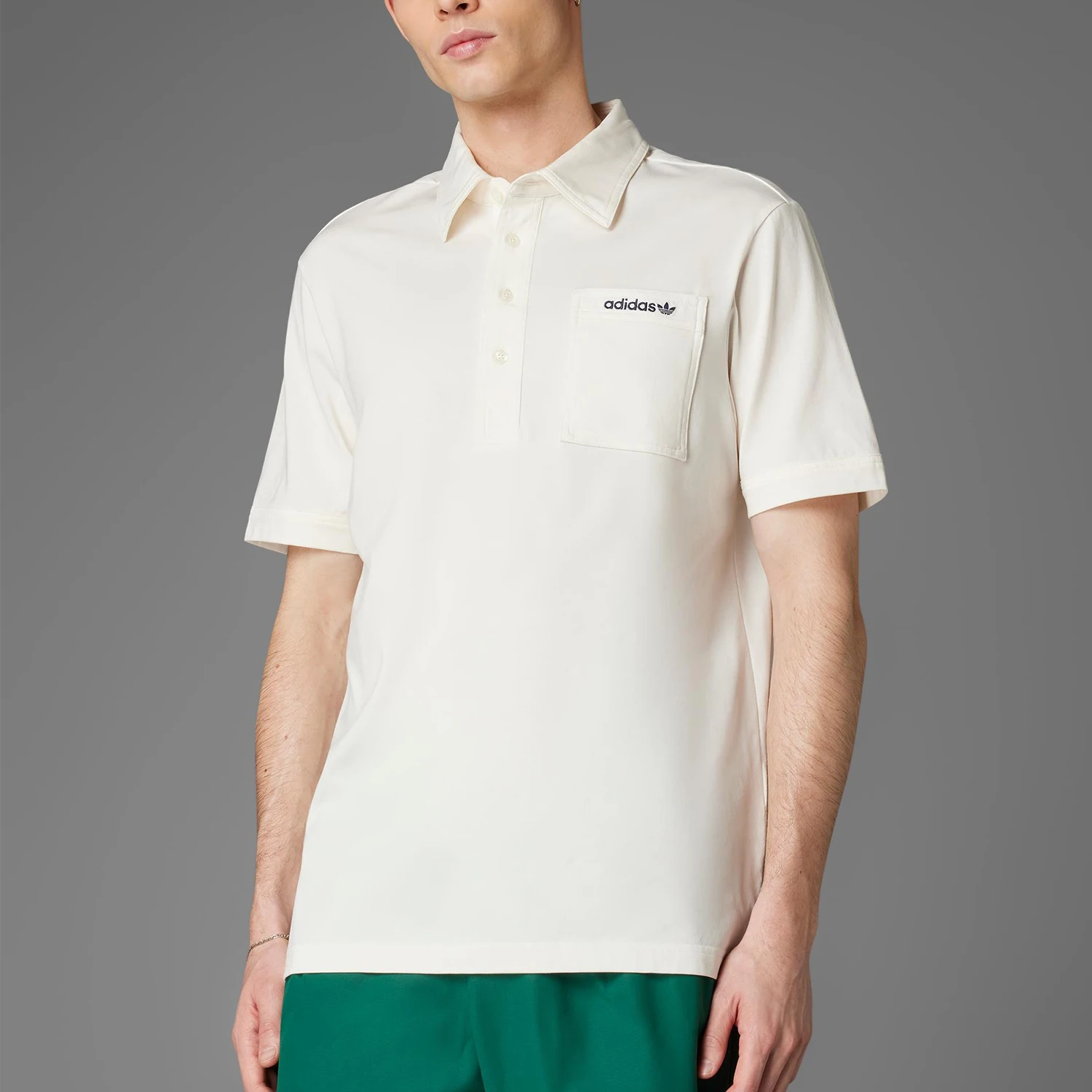 

Оригинальная мужская свободная спортивная дышащая рубашка-поло Adidas Originals Trefoil JH3852