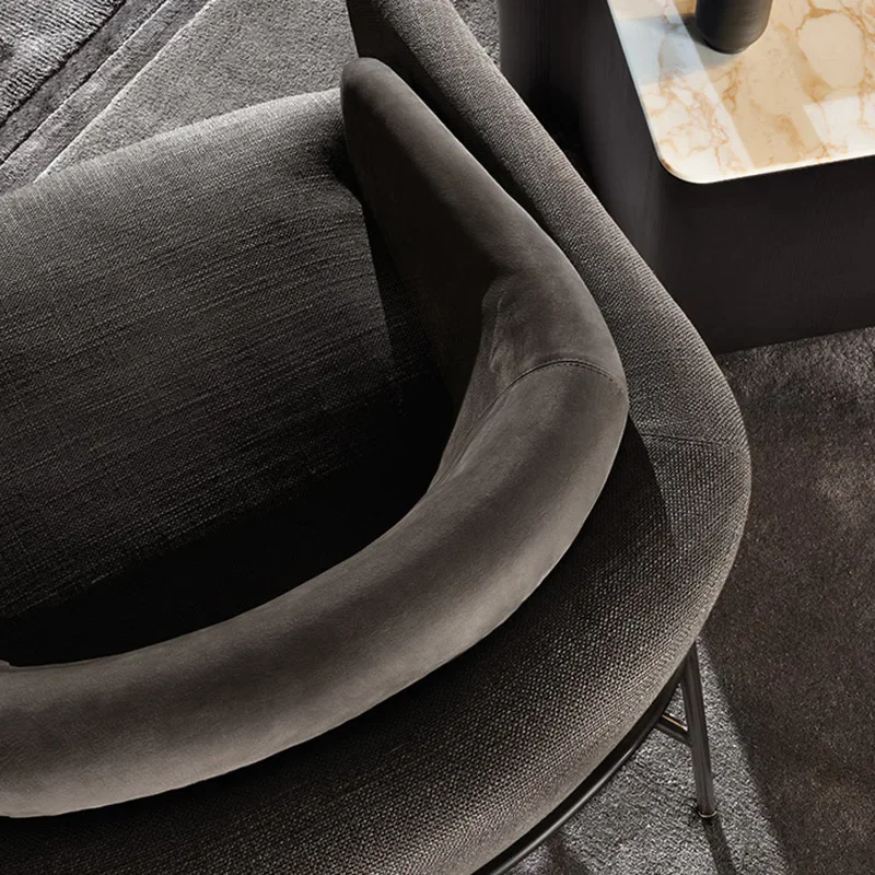 كرسي استقبال فردي - طراز ترفيهي شمالي، مناسب للفنادق والمطاعم والدراسات والشقق وتصميم كرسي الأريكة