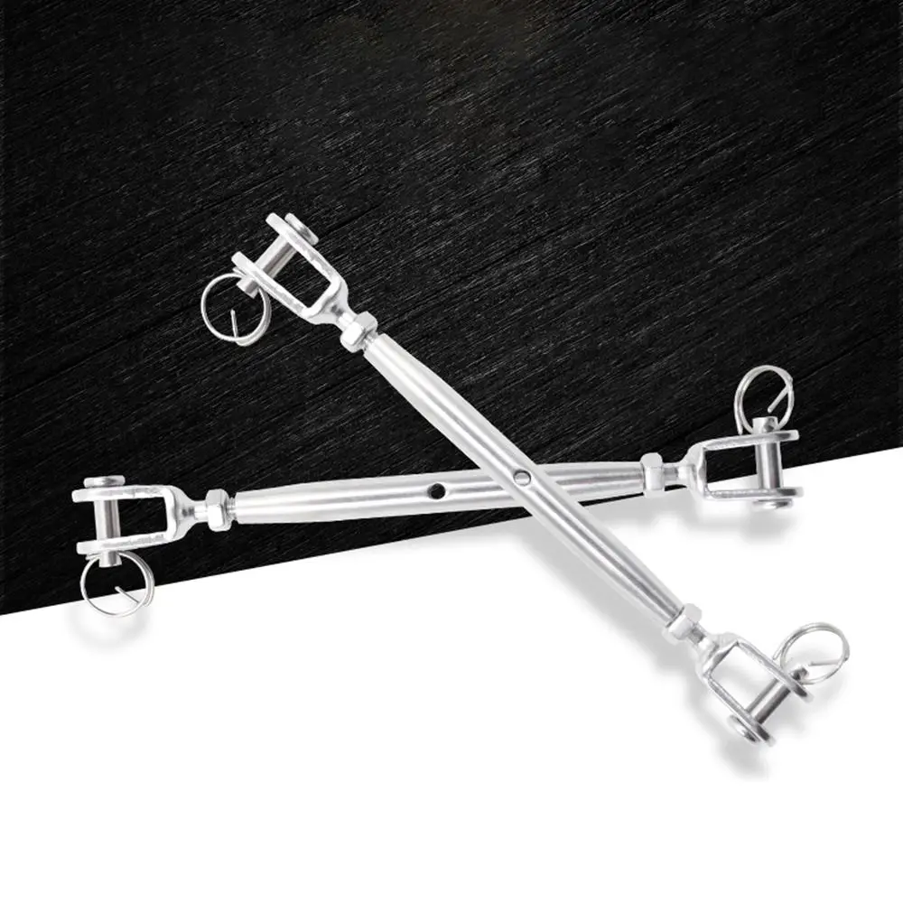Screw Closed Body Marine Rigging 304 Stainless Steel Length Adjuster Clamp Tensioner M5-M12 Hardware Jaw Turnbuckle Bolt
