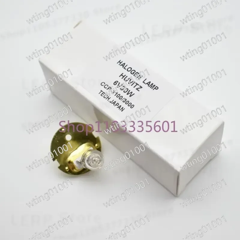 for HUVITZ CCP-3100 CCP-3000 6V 30W G4 Halogen Bulb for Ophthalmic Eye Chart Projector High Brightness Quartz Lamp
