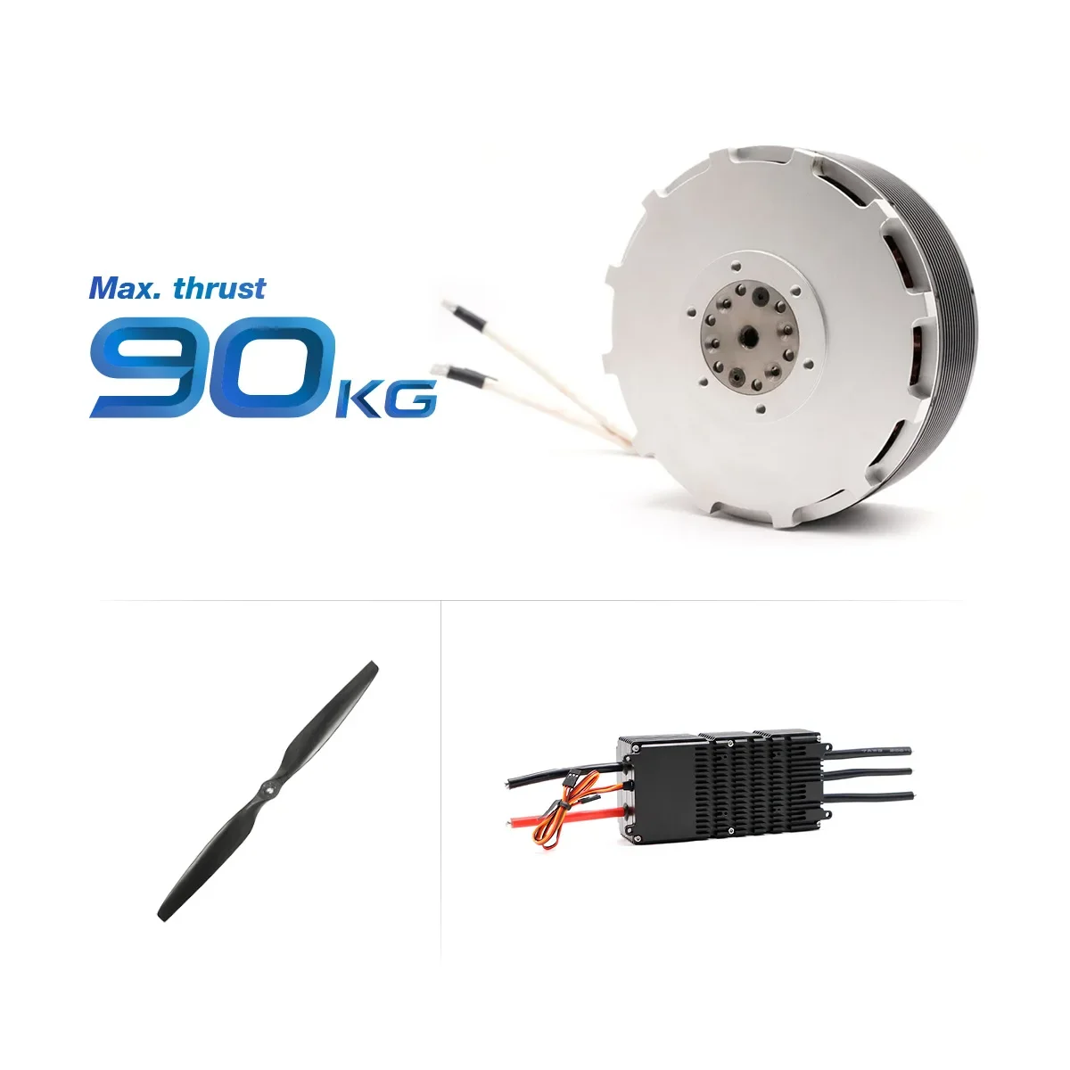 High Power 90KG Thrust Brushless Dr-one Motor 20280 with ESC Propeller for Heavy Lift Dr-one Air-craft Paramotor