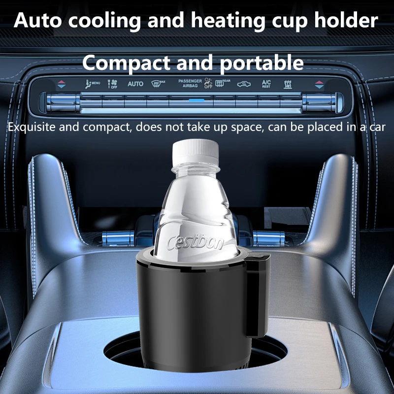 

Portable Mini Refrigerator High Efficiency Cooling Cup For Cola juice Drinks Electric Beverage Cooler Travel Temperature Display