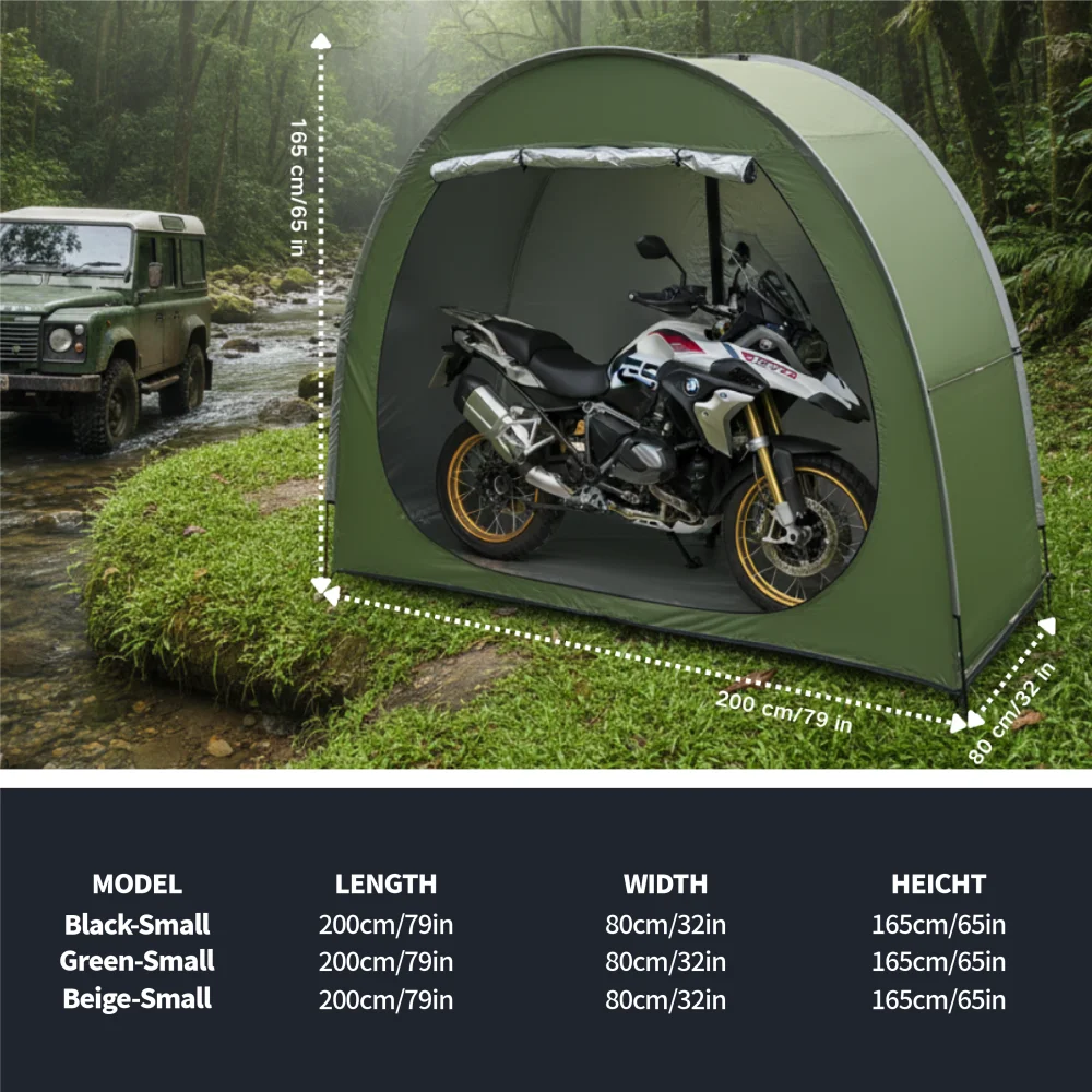 

Portable Outdoor Bike Shelter Private Travel Tent Thickened Oxford Cloth for Hiking And Cycling