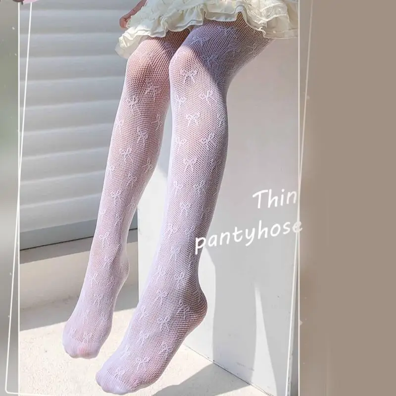 

F19F Bowknot мягкие колготки новорожденных трусики эластичные чулки для малышей