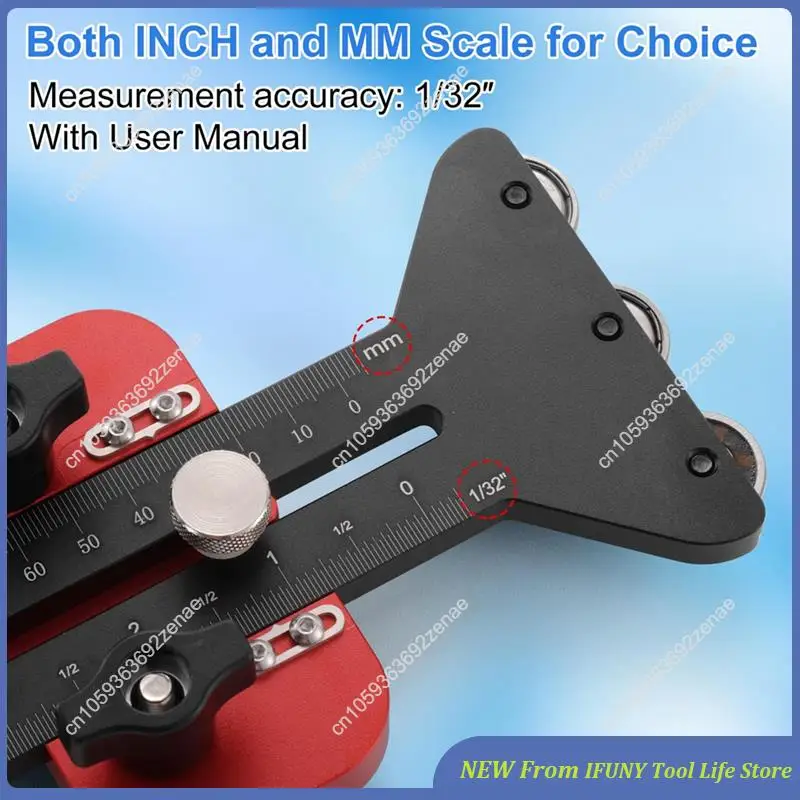 

Thin Rip Jig 3-Pulleys, Table Saw Jig, Thin Rip Table Saw Jig Guide Woodworking Tools Fast Ripping Guide New