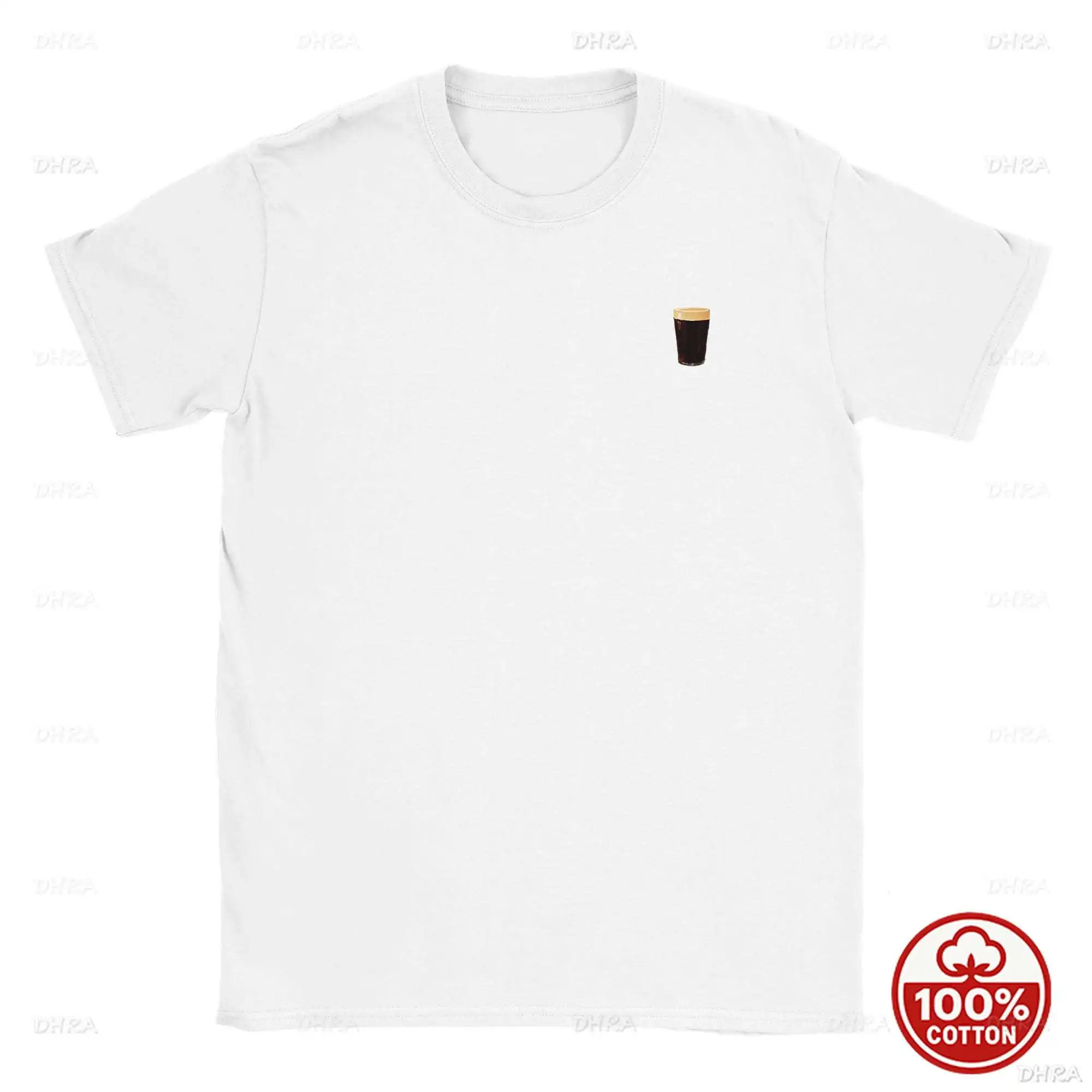 Mens Shirt, Minimalist Beer T Shirt for Men, Small Pint Graphic Tee, Stout Lover Shirt, Irish Beer Tee