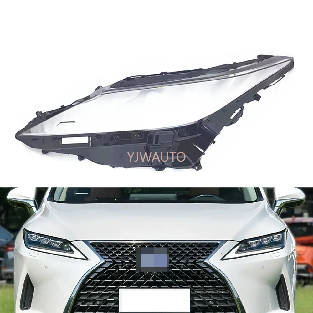 For LEXUS RX300 RX350 RX450 2020 2021 Headlamp Cover Car Headlight Lens Glass Replacement Clear Front Lamp Shade Auto Shell